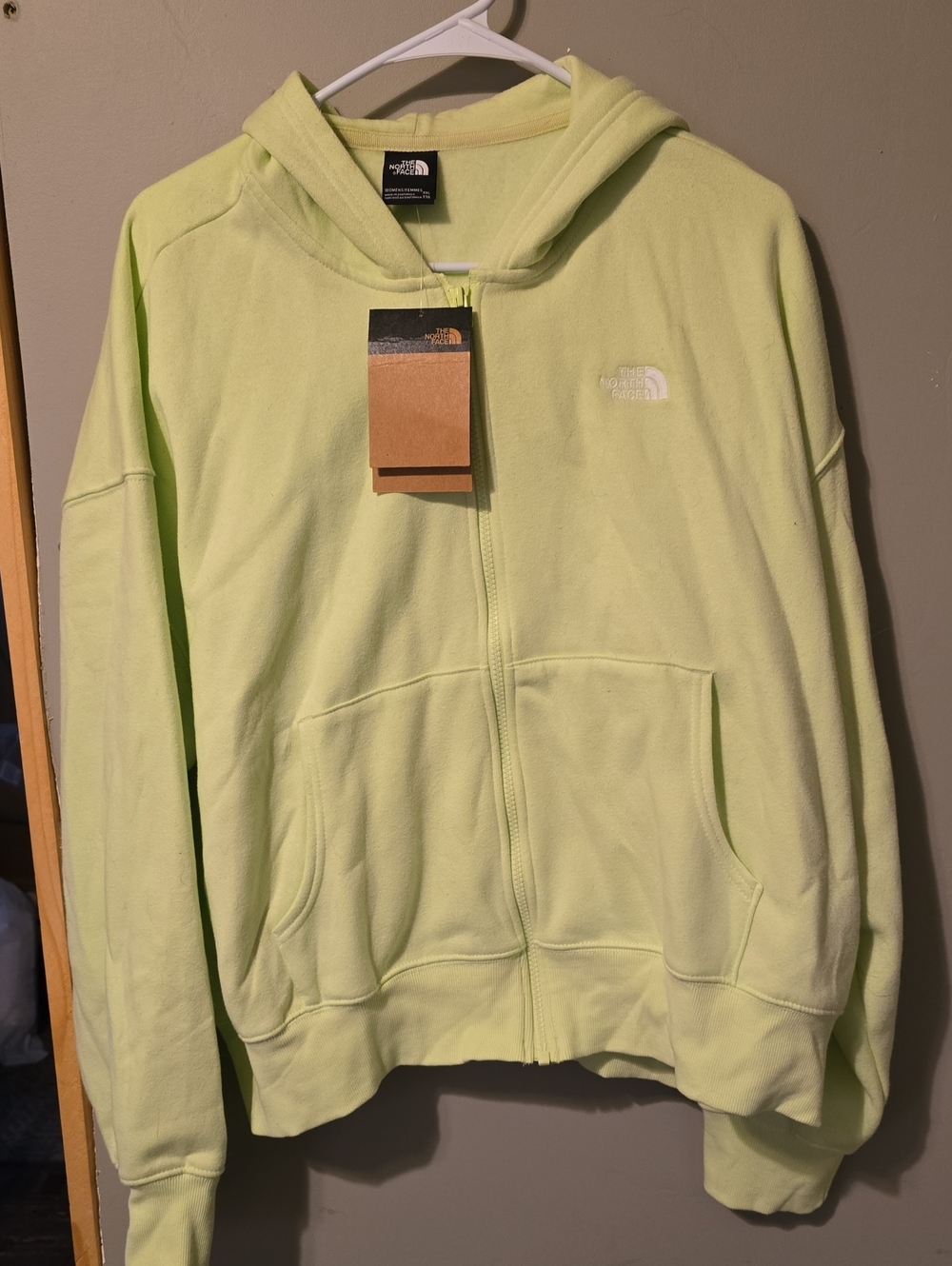 The North Face Men’s Lime Green Full-Zip Hoodie